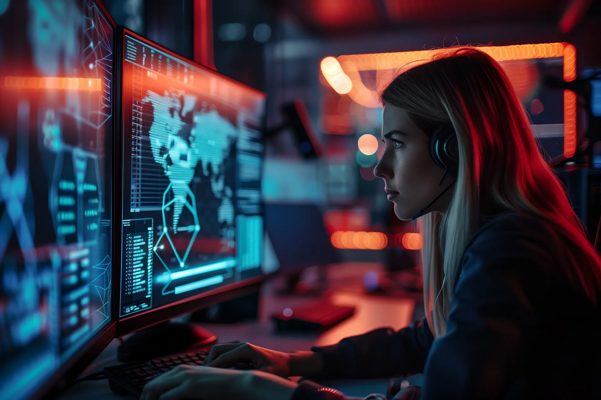 Ethical hacker working to secure public administration systems