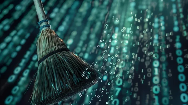 Digital broom taking data away