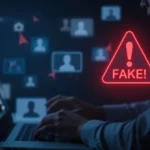 Attacco di phishing sui social media