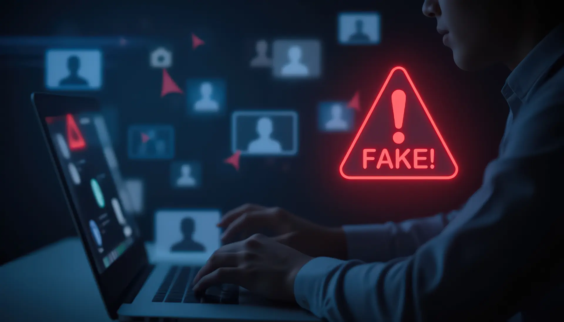 Attacco di phishing sui social media