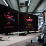 A malware infection