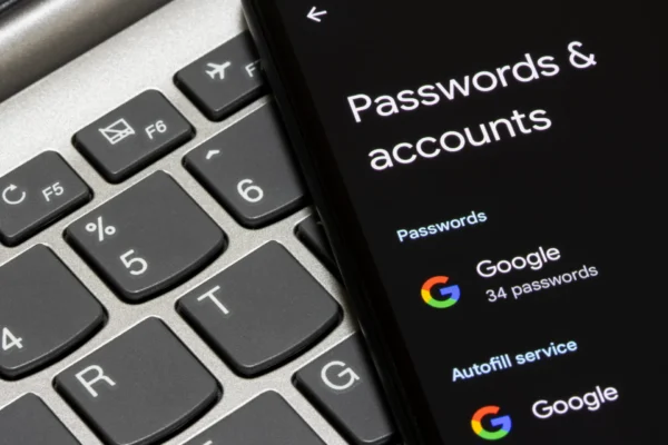Google password manager